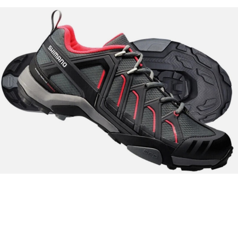 Shimano Women's Cycling Shoes in Gray with Pink Accents